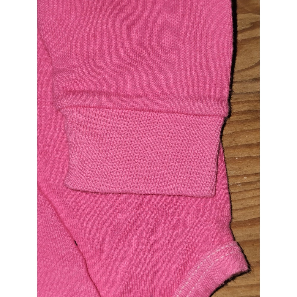 Rare Vintage Disney Baby Minnie Mouse Long Sleeve Bodysuit Pink Made USA Dundee - Picture 5 of 8
